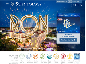 'scientology.org' screenshot