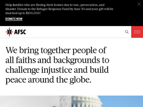 'boycott.afsc.org' screenshot