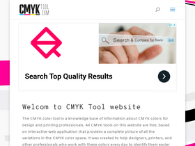 'cmyktool.com' screenshot