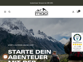 miqio-sport.com homepage screenshot