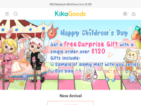 Kikagoods website screenshot