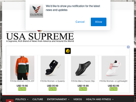'usasupreme.com' screenshot