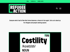'refugee-action.org.uk' screenshot