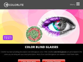 'colorlitelens.com' screenshot