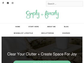 'simplyfiercely.com' screenshot
