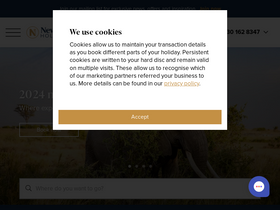 'newmarketholidays.co.uk' screenshot