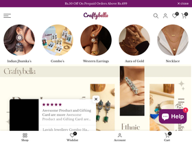 Craftybella website screenshot