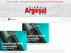 'ziarulargesul.ro' screenshot