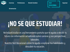 'nosequeestudiar.net' screenshot