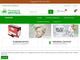 'apoteca-farmacie.ro' screenshot
