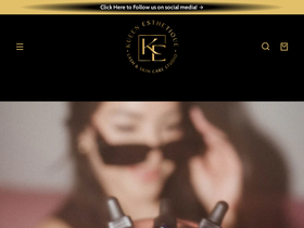 kueenesthetique.com homepage screenshot