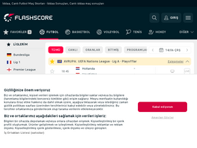 'flashscore.com.tr' screenshot