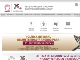 'anuies.mx' screenshot