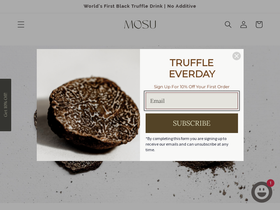 mosufood.com homepage screenshot