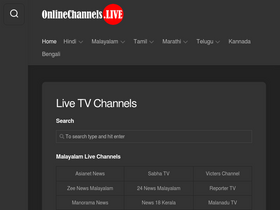 'onlinechannels.live' screenshot