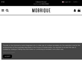 'mobrique.com' screenshot