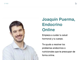 'joaquinpuermaendocrino.com' screenshot