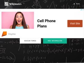 'wikimat.es' screenshot