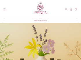Floreva homepage screenshot