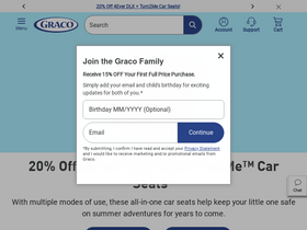 'gracobaby.com' screenshot