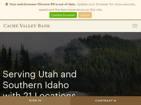 'cachevalleybank.com' screenshot