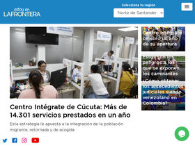 'estoyenlafrontera.com' screenshot