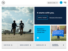 'udts.dbq.edu' screenshot