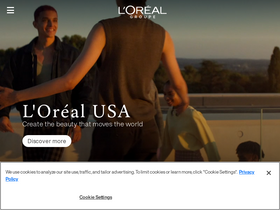 'lorealusa.com' screenshot