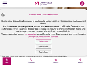 'lamutuellegenerale.fr' screenshot