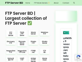 'ftpserverbd.org' screenshot