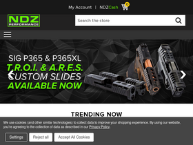'ndzperformance.com' screenshot