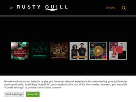 'rustyquill.com' screenshot