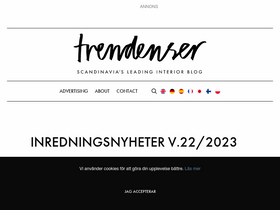 'trendenser.se' screenshot