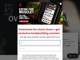 'iammutant.com' screenshot