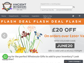 'ancientwisdom.biz' screenshot