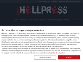 'hellpress.com' screenshot