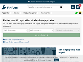 'fixpart.dk' screenshot
