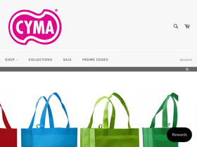 cymabagsonline.com homepage screenshot