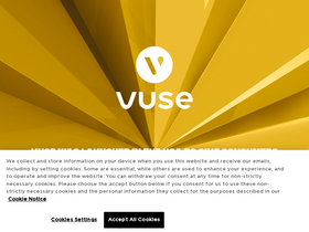 'vuse.com' screenshot