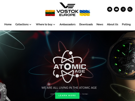 'vostok-europe.com' screenshot