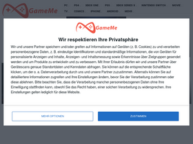 'gameme.eu' screenshot