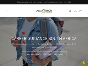 careeravenues.co.za homepage screenshot