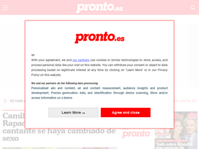 'pronto.es' screenshot