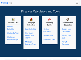'saving.org' screenshot