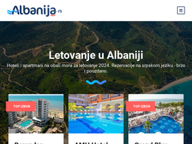 'albanija.rs' screenshot