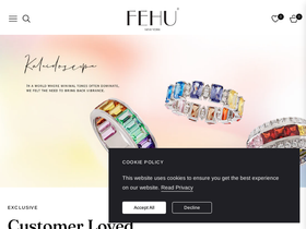 fehujewel.com homepage screenshot