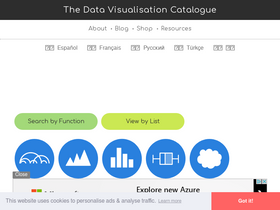 'datavizcatalogue.com' screenshot