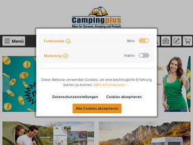 'campingplus.de' screenshot