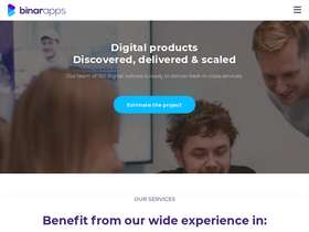 'binarapps.com' screenshot