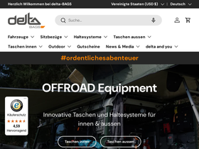 delta-bags.de homepage screenshot
